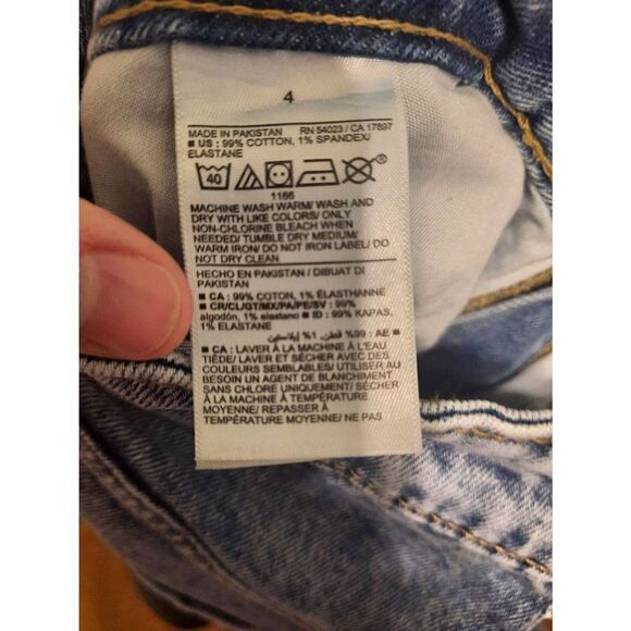 Old Navy Vintage Wash Flare Jeans Size 4 - Picture 4 of 4